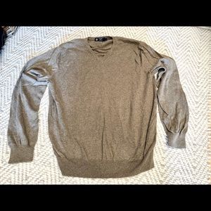 Barely worn beige J. Crew cashmere sweater, sz L